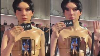 This is one of the ‘high fashion’ guests at the Gucci fashion show in Milan.