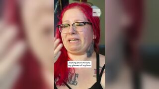 this will be her WAKE-UP call. She likely votes for the people responsible for this