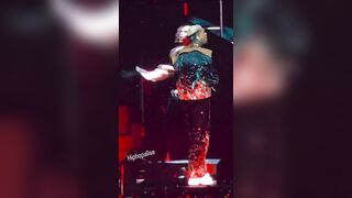Chris Brown molests a fan onstage