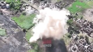 Russian Sneaks Up on Ukrainians and Deploys an Anti-Tank Mine....Brutal