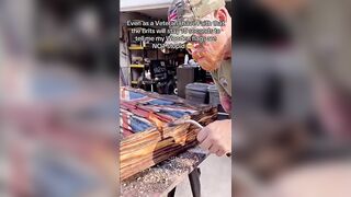 War-wounded military veterans peddling cheap patriotic merch are actually AI fakes out of China