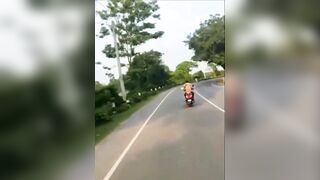 2 Girls 1 Terrible Motorcycle Driver