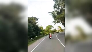 2 Girls 1 Terrible Motorcycle Driver