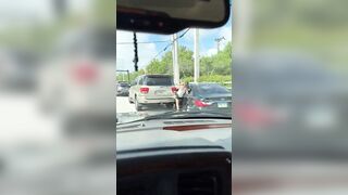 Road Raging Drunk Karen Gets Served some Instant Karma