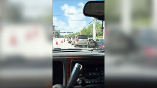 Road Raging Drunk Karen Gets Served some Instant Karma