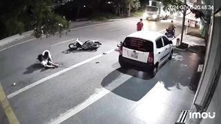 Vietnam: Woman Killed in Bizarre Triple Motorcycle Accident