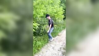 Tough Guy Teens in Russia Stomp a 53 Year Old Man