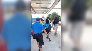 Grandparents Confront Woman at Theme Park for Putting Hands on Their Grandson