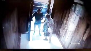 ILLEGAL Immigrant brutally beats an old woman.