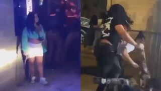 Wild Brawl Outside Crusens Night Club in Peoria
