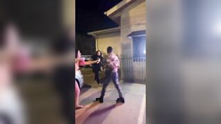 Wild Brawl Outside Crusens Night Club in Peoria
