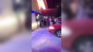 Wild Brawl Outside Crusens Night Club in Peoria