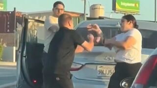 He just drops this guy cold and leaves him for dead