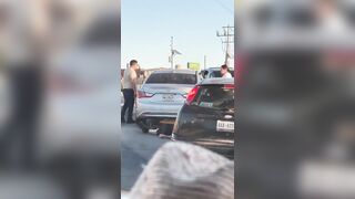 He just drops this guy cold and leaves him for dead