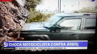 Reporter and Cameraman Hit While Live Streaming a Landslide in Mexico
