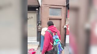 Street Brawl Outbreaks in Brownsville as Crowd Looks On