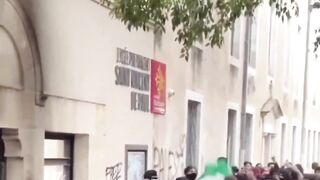 When there's chaos in western world, ‘Palestinian’ terrorist flag is ALWAYS present