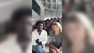 Greta Thunberg says she is outraged the EU is deporting migrants;