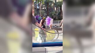 These people didn't want to pay so the 3 "showgirls" beat the living sh*t out of them