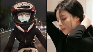 female rider in China was deliberately run over and killed by a large truck!