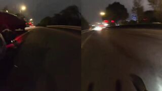 female rider in China was deliberately run over and killed by a large truck!