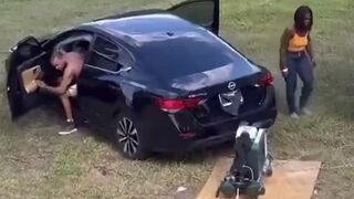 When you try to steal a construction worker's compressor but forget they've got nail