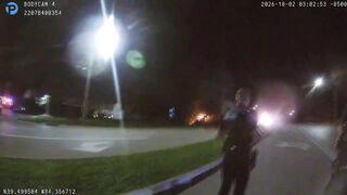 Moment a Tri-State house explodes after it was hit by a vehicle