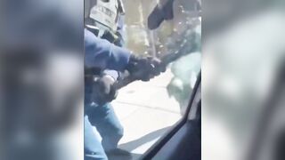 ICE agents smashed a car window to arrest an illegal Guatemalan man