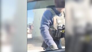 ICE agents smashed a car window to arrest an illegal Guatemalan man
