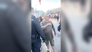 Meanwhile in England Police:- “Papers Please” 73yo War Veteran:- “I don’t carry ID