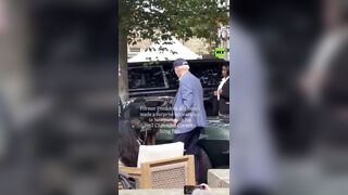 Ol' Biden spotted in Newport—looking a little CONFUSED in his 1967 Chevrolet Corvette