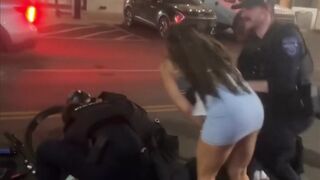 Arizona State cheerleader being shoved to ground, pummeled by cops