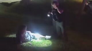 Driver slams into patrol car, narrowly misses 2 deputies blocking roadway