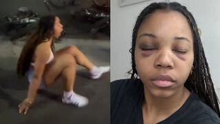 Arizona State cheerleader being shoved to ground, pummeled by cops as she tries to stop arrest (FULL)
