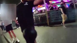 Arizona State cheerleader being shoved to ground, pummeled by cops as she tries to stop arrest (FULL)