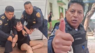 Police Officer Bitten During Arrest Of Trans Prostitutes In Mexico City