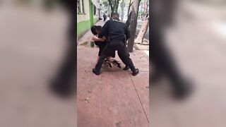 Police Officer Bitten During Arrest Of Trans Prostitutes In Mexico City