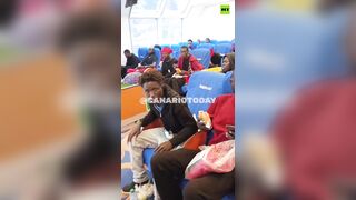 Illegal migrants in Spain filmed traveling by ferry at taxpayers' expense
