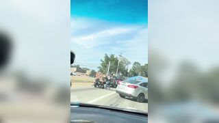 Black Kentucky Mom Says Biker Dragged Her from Car and Beat Her with a belt