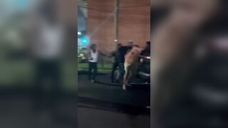 A mob of 4 Black males BRUTALLY BEAT a White man who told them to “calm down”