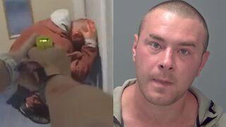 Man who attacked two female police officers is jailed