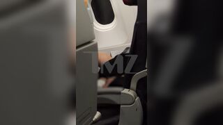Footage of the alleged woman who pleasured herself on an American Airlines flight