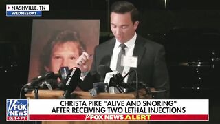 Christa Pike is now "conscious" and "speaking" at the hospital