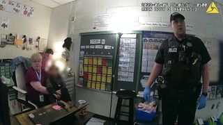 Unsealed video shows 6-year-old cursing at officers after shooting Richneck teacher