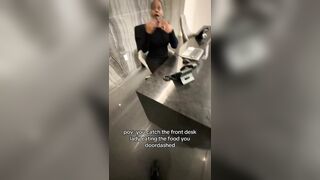 Man confronts front desk worker who ate his $50 DoorDash order
