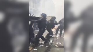 PARIS LOOKS LIKE A WAR ZONE, AND THE FRENCH GOVERNMENT IS STILL ACTING LIKE THIS WILL