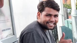 YouTuber Confronts Asylum Seeker Sitting at a Bus Stop Near London Hotel