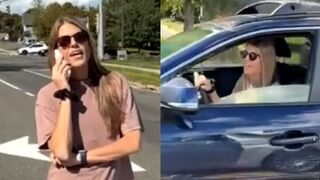 Woman calls man the N word after traffic dispute then calls cops and tells them she is afraid