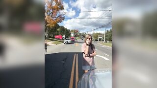 Woman calls man the N word after traffic dispute then calls cops and tells them she is afraid