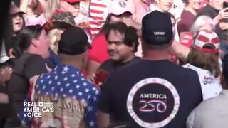 Trump supporters lose their cool and DRAG a heckler out by his hair